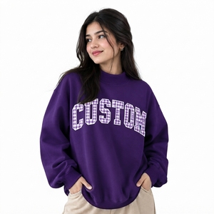 Proveedor de Ropa Casual: Suéter Oversize de Cuello Alto para Mujer, Mezcla de Algodón, Hombros Caídos, Puños Acanalados, Diseño ODM - Product Image 1