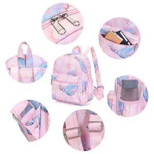 Men's Women's Waterproof Durable Laptop <b>Backpacks</b> for Business Travel Custom Logo Embroidered Corduroy Material Zipper Closure - Product Image 5