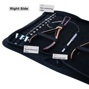 Kit d'outils personnalisés pour extensions capillaires à micro-anneaux avec pince à sertir en acier inoxydable, applicateur de ruban et outil d'installation Microlink - Product Image 3