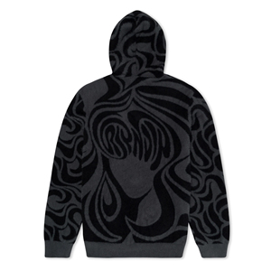 Hoodie en mohair Finch Garment, personnalisé avec fourrure, en laine unie, polaire, cachemire, pour femme et homme - Product Image 2