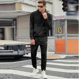 Conjunto Deportivo Premium para Hombre con Capucha para Invierno, Tela Suave y Elástica 100% Algodón, Informal para Gimnasio, Entrenamiento, Trotar y Fitness - Product Image 2