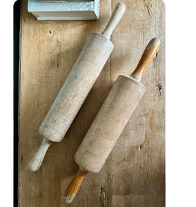 Rodillo de madera clásico, perfecto para hornear masa de roti, chapati, para uso diario en la cocina del hogar. - Product Image 1