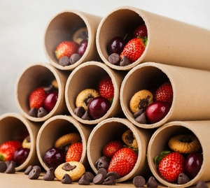 Kraft Paper Brown Cardboard Paper Tubes Use for Express <b>Packaging</b> Paper Tube <b>Textile</b> Roll Core VINAGREEN PACK - Product Image 1