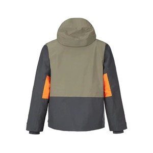 <b>Warm</b> Winter Slim Casual Stand Collar <b>Waterproof</b> Reversible Jacket for Men with Plain Dyed Custom Logo Printing - Product Image 5