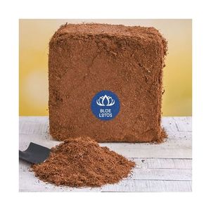 Blocs de fibre de coco naturelle 5 kg pour le jardinage – 100 % fibre de coco biologique, pure, propre, sûre, écologique, faible teneur en EC – Substrat de culture très demandé - Product Image 1