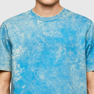 เสื้อยืดผู้ชาย Urban Cotton ล้างสีแบบ Acid Wash เนื้อผ้าบางเบา ใส่สบายในฤดูร้อน แฟชั่นทันสมัย ทรงพอดีตัว สไตล์ลำลอง ดีไซน์ใหม่ นุ่มสบาย - Product Image 6