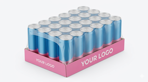 Caja de Envío para Bebidas de Cartón Corrugado Reciclado Personalizada con Impresión Digital Flexográfica para Latas, Solución de Empaque de Grado Alimenticio - Product Image 4