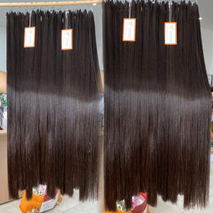 Wholesale High Quality 30-Inch Virgin Remy <b>Hair</b> <b>Extensions</b> Super Double Drawn Raw Vietnamese Weft Bundles 30 Inches Stretched - Product Image 6