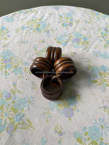 ที่ใส่ผ้าเช็ดปากไม้มะกอก ดีไซน์ทันสมัย เป็นมิตรกับสิ่งแวดล้อม สินค้าพร้อมส่ง รุ่นใหม่ล่าสุด WONDER OVERSEAS สำหรับงานแต่งงาน - Product Image 4