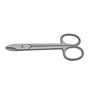 Tijeras para Coronas Dentales de 4.5 Pulgadas, Rectas, Instrumentos Quirúrgicos Dentales, Acero Inoxidable de Grado Alemán, Tijeras de Precisión para Cortar Coronas - Product Image 4