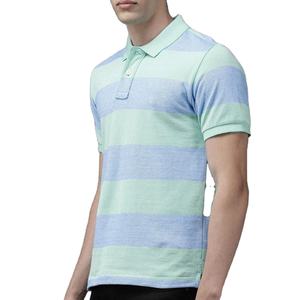 Polo de verano de alta calidad para hombre, camisa informal de golf de punto con logotipo personalizado y bordado transpirable a la moda de negocios - Product Image 3