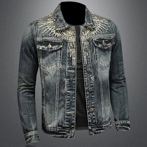 Blouson d'hiver en cuir pour homme grande taille, col montant, 100 % coton, doublure en soie respirante, fermeture éclair avant, logo, vêtement d'extérieur - Product Image 6