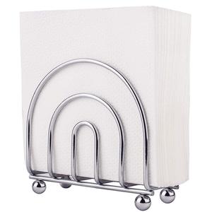 Porte-serviettes en papier, distributeur de mouchoirs pour comptoir de cuisine, table à manger, table de pique-nique, utilisation intérieure et extérieure, finition chromée - Product Image 1