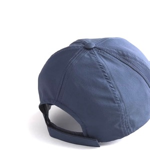 Custom Wholesale Plain <b>Navy</b> Blue Baseball Cap High Quality Breathable Quick Dry Sport <b>Hat</b> Adjustable Running Cap for Outdoor - Product Image 2