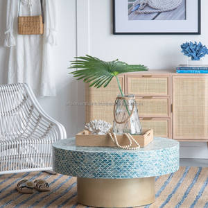 โรงงานผลิตและจำหน่ายโดยตรง เฟอร์นิเจอร์ห้องนั่งเล่น โต๊ะกาแฟฝังมุก โต๊ะมุก ผลิตในเวียดนาม - Product Image 6