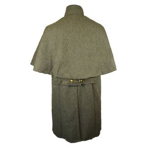 Abrigo largo confederado de la Guerra Civil, hecho con 100% lana gris auténtica, modelo CS Foot Budget Line Short Greatcoat - Product Image 2