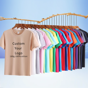 เสื้อยืดผ้าฝ้ายออร์แกนิค 100% สำหรับผู้ชาย รับผลิตแบบ OEM ODM ขายส่ง ปรับแต่งโลโก้แบรนด์ได้  เรียบง่าย สบายๆ ผ้าถัก ไม่ยับ - Product Image 1