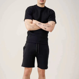 Ensemble de survêtement décontracté d'été pour hommes, nouveau modèle, t-shirt à manches courtes et short, ensemble 2 pièces de marque pour hommes - Product Image 5