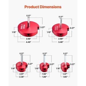 5-Piece PVC Pipe <b>Reamer</b> Kit Metal Socket Saver Compatible 1 1/4" 1 1/ 4" Standards 1/ Drill Includes 1" 1 1/4" 1 1/ PVC Fittings - Product Image 3