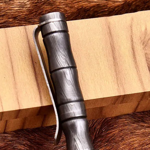 Bolígrafo de Acero de Damasco Premium, Accesorio de Escritorio de Lujo para Oficina, Ejecutivos y Entornos Empresariales - Product Image 5