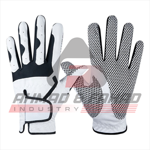 Guantes de Cuero Cabretta Ultra Duraderos para Golf, Protección de Muñeca, Guante de Golf con Logotipo Personalizado, Guante Blanco de Golf - Product Image 2