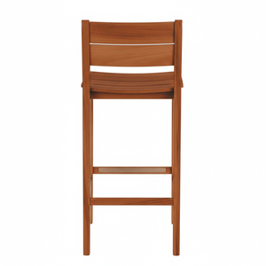 Silla de Bar de Madera de Teca Sólida, Ecológica, Moderna, Duradera, Minimalista, de Alta Calidad, para Barra de Bar, Venta al Por Mayor - Product Image 2