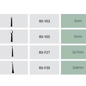 Miroir buccal manuel Samroz pour inspection dentaire, surface avant 3mm 5mm, revêtement rhodium, tige simple, acier inoxydable, certifié CE - Product Image 4