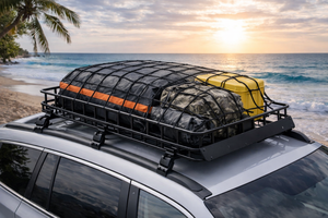 L54x W34 Car Roof Cargo Carrier Waterproof for SUV with Roof Rack 200lb Capacity <b>Load</b> Car <b>Top</b> Luggage Holder Vietnam GAPCGC002 - Product Image 2