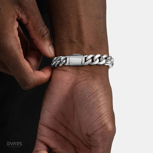 Bracelet Chaîne Cubaine Double Rangée en Argent 925 avec Moissanite, Style Hip Hop Ice Out, Bijou de Rappeur - Product Image 2