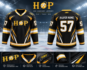 Maillots de hockey sur glace personnalisés – Uniformes d'équipe sublimés haut de gamme avec nom et numéro personnalisés - Product Image 2