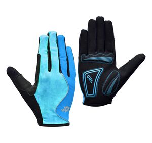 Guantes de Ciclismo Negros de Dedo Completo, Transpirables, Antideslizantes, con Gel en la Palma, para Ciclismo y Deportes al Aire Libre - Product Image 1