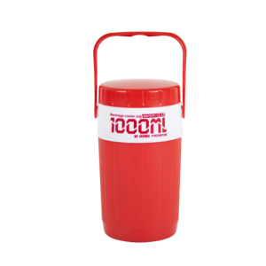 Carafe à eau classique en plastique de 1 L, étanche, durable et écologique, avec bec verseur et couvercle, distributeur de boissons portable pour le camping - Product Image 4