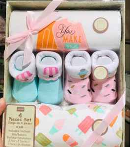 Conjunto Esencial para Recién Nacidos (0-6 Meses) |   Ropa de Bebé Transpirable de Calidad de Exportación New Vision |   Body con Diseño de Patrón Personalizado y Color a Elección - Product Image 3