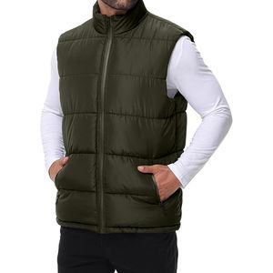 Chaqueta de hombre sin mangas, chaqueta de diseñador sin mangas, chaleco personalizado con logotipo personalizado para hombre con OEM ODM - Product Image 1