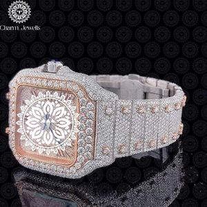 Montre de luxe pour homme Charm_Jewells, boîtier en acier inoxydable, cadran de 43 mm, bracelet en acier inoxydable, mouvement mécanique, étanche à 10 bars - Product Image 4