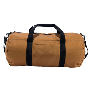 Solid Color Newest Logo Printing Design Best Material Duffel <b>Bag</b> OEM Custom Lightweight Eco-Friendly Zipper Polyester Lining - Product Image 1