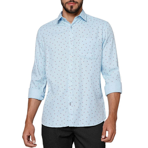 Tropical Print Smart Casual <b>Men</b> Long Sleeve <b>Shirt</b> <b>Bright</b> Colors Satin Fabric Breathable Eco-Friendly Lightweight Summer - Product Image 1