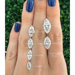 1,0-3.0ct Anillo Grande Marquise Eve - Product Image 1