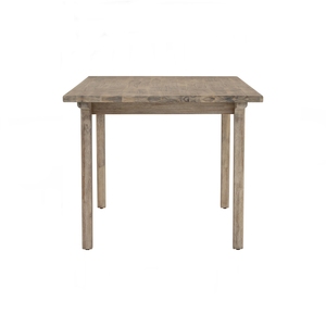 Minimalist Rustic Weathered Grey Solid Wood <b>Dining</b> <b>Table</b> Rectangular 6 Seater Kitchen <b>Table</b> for Farmhouse <b>Dining</b> Room - Product Image 2