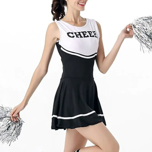 Bespoke Team Design Cheerleading uniform <b>Custom</b> Embroidery Cheer <b>Dress</b> Factory OEM <b>Custom</b> Cheerleading uniform Striped Match - Product Image 5