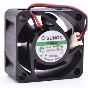 Sunon KDE1204PKV3 40x40x20mm 3-pin DC 12V 0,4 W 4020 4cm 6.3CFM 5200RPM <span class=keywords><strong>KDE1204PKVX</strong></span> portátil CPU Micro Axial ventilador de refrigeración - Product Image 4