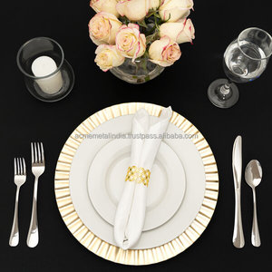 Unique Modern Design Charger <b>Plate</b> High Quality Ideal Wedding Party Restaurant Tableware Elegant Food Show Under <b>Plate</b> <b>Display</b> - Product Image 4