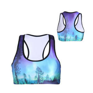 Soutien-gorge de sport sublimé pour femme, impression personnalisée, idéal pour la gym, le fitness, la course à pied et le yoga, doux, flexible et ajusté - Product Image 4