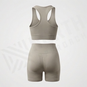 Leggings Deportivos Sin Costuras para Yoga, con Logotipo Personalizado, Elásticos, para Gimnasio, Entrenamiento, Fitness, Ejercicio, Ropa Deportiva para Mujer - Product Image 2