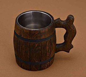 Tasse en bois CAFÉ Design moderne de qualité supérieure parfait pour le thé, le café, le vin et la bière de Falak World Export - Product Image 1