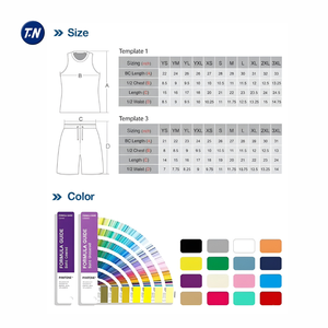 ชุดยูนิฟอร์มบาสเก็ตบอลแบบกำหนดเองได้ พร้อมชื่อทีม/ชื่อผู้เล่น หมายเลข ระบายอากาศ แห้งเร็ว ไซส์ใหญ่ สำหรับผู้ใหญ่ทุกเพศทุกวัย ทุกฤดูกาล - Product Image 5