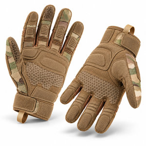 Guantes Tácticos de Camuflaje con Pantalla Táctil, de Cuero Sintético, para Caza, con Agarre Reforzado y Protección Contra Impactos - Product Image 3