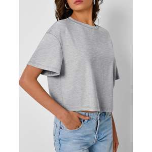 2025 été printemps FOXA 2025 femmes haut court surdimensionné entraînement t-shirts décontracté à manches courtes t-shirts vêtements de mode - Product Image 4