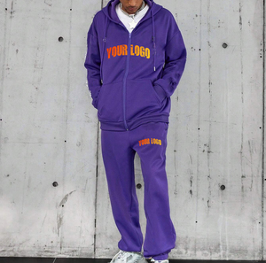 Conjuntos de Chándales Personalizados Vintage, Conjuntos Deportivos con Efecto Desgastado, Pantalones Deportivos y Sudadera con Capucha para Hombre - Product Image 1