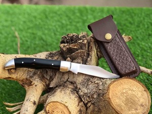 Navaja Plegable con Hoja de Acero Inoxidable, Mango Negro, 2 Hojas, Perilla de Pulgar, Multifuncional para Uso en Exteriores - Product Image 6